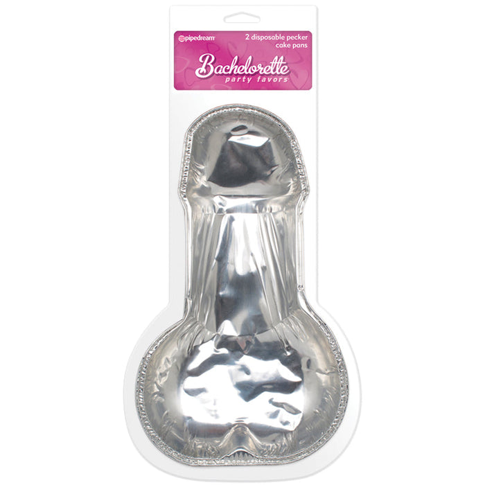 Disposable Pecker Cake Pans 2 Pack