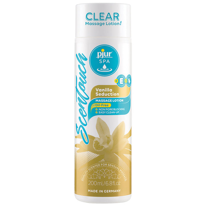 Pjur Spa Clear Massage Lotion-Vanilla Seduction 6.8oz