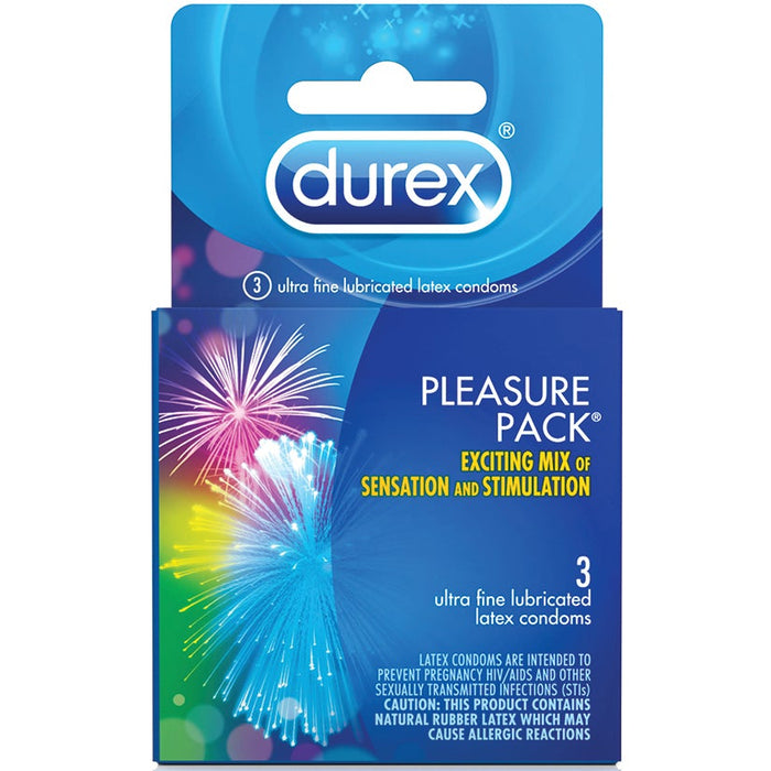 Durex Pleasure Pack - 3 Pack