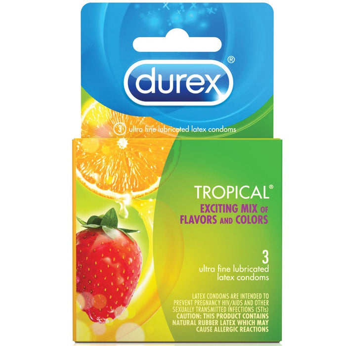 Durex Tropical Condoms (3 Pack)