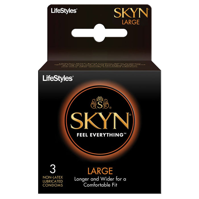 Skyn Large Lubricated Condoms - 3 Pack