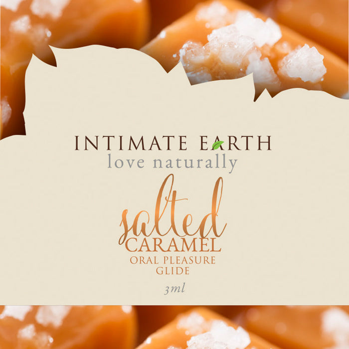 Intimate Earth Oral Pleasure Glide-Salted Caramel Foil 3ml