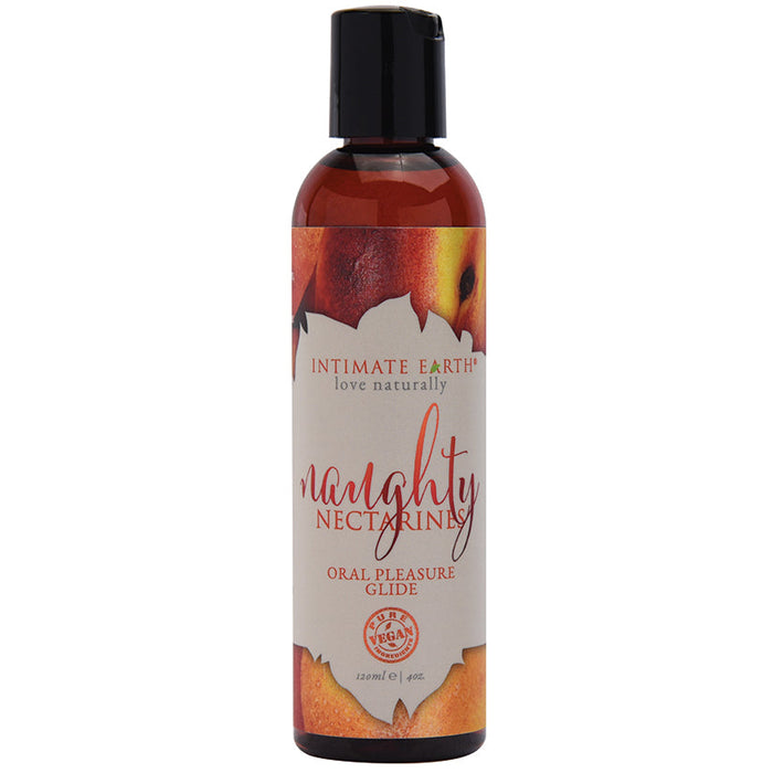 Intimate Earth Oral Pleasure Glide-Naughty Nectarines 4oz