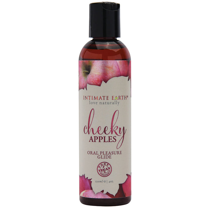 Intimate Earth Oral Pleasure Glide-Cheeky Apples 4oz