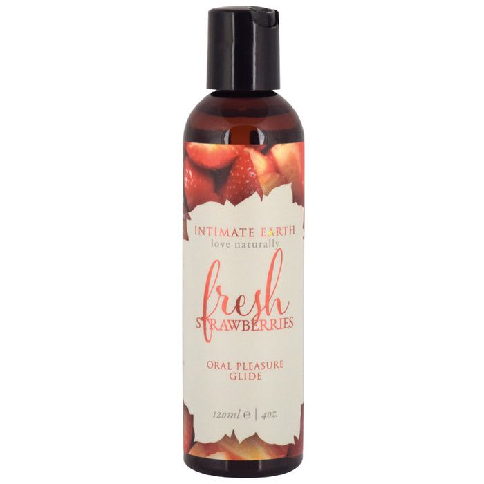 Intimate Earth Oral Pleasure Glide- Fresh Strawberries 4oz