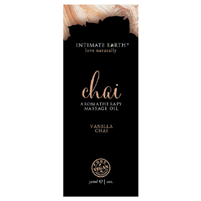 Intimate Earth Aromatherapy Oil-Chai-Vanilla 1oz Foil