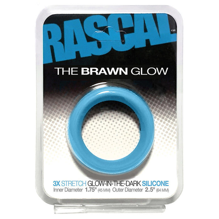 Rascal The Brawn Cockring-Glow Blue