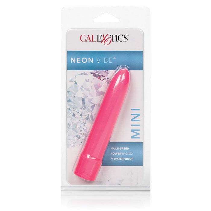 Mini Neon Vibe Multi-Speed Vibe 4.5 Inches - Pink