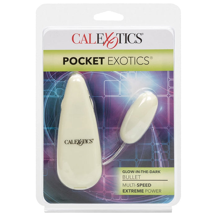 Glow-in-the-Dark Pocket Exotics Vibrating Glowing Bullet