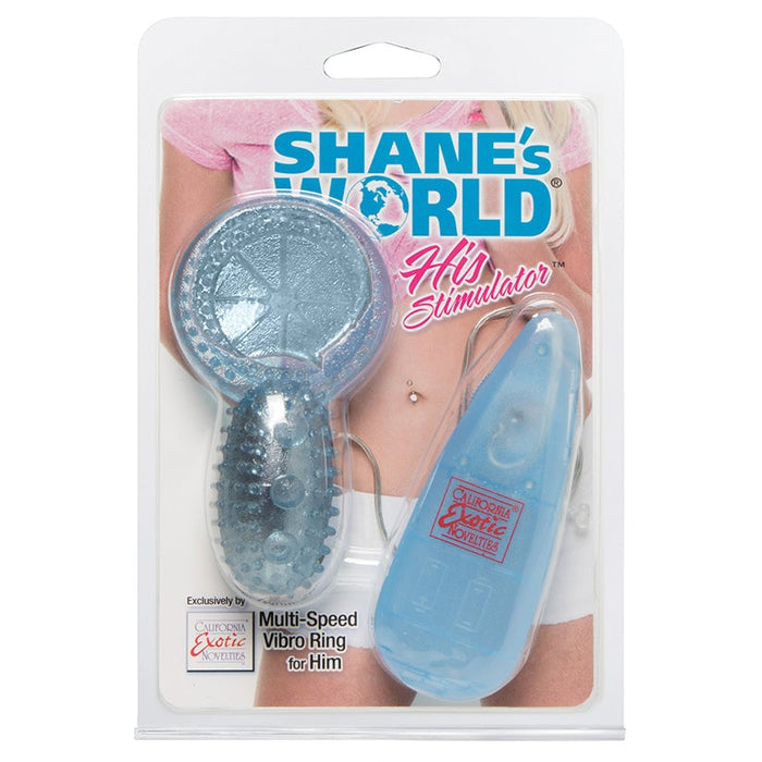 Shanes World His Vibraring Stimulator - Blue