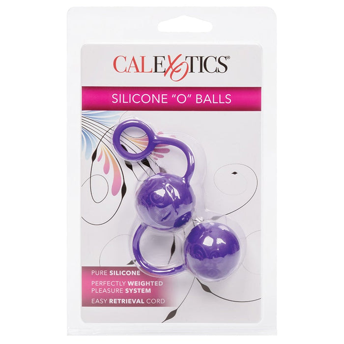 Posh Silicone "O" Balls-Purple