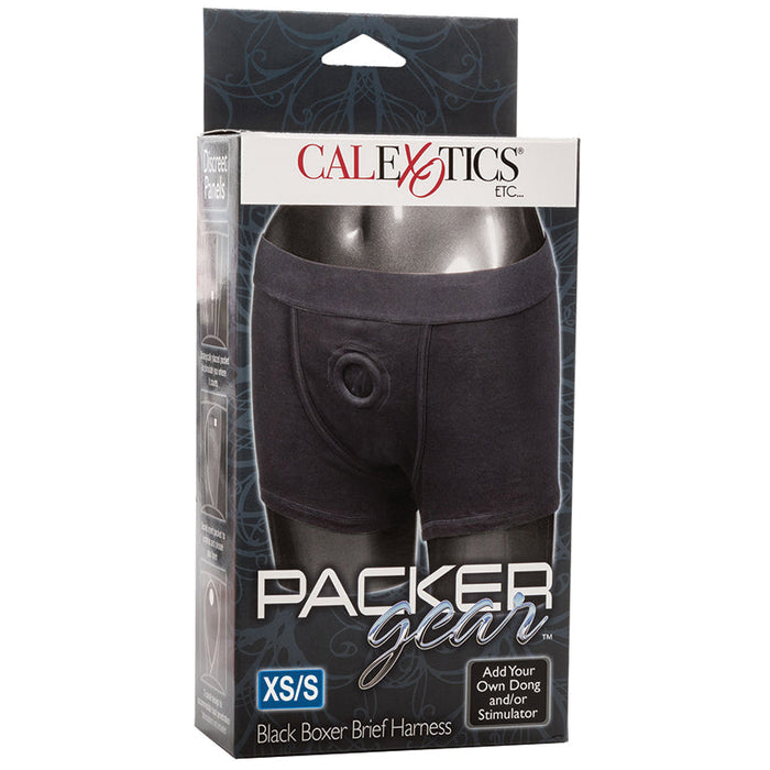 Packer Gear Boxer Brief Harness - Extra Small/small - Black