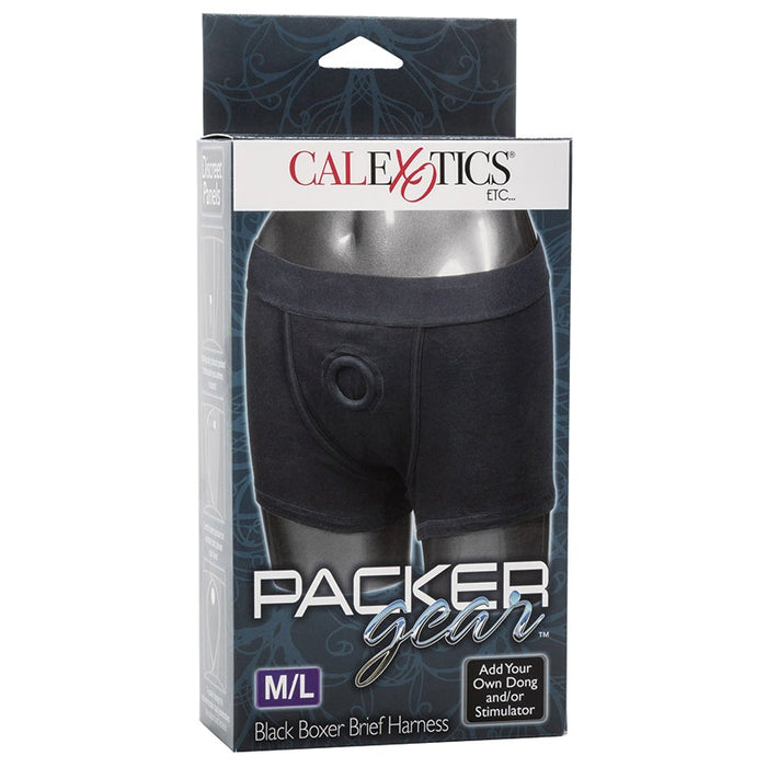 Packer Gear Boxer Brief Harness  - Medium/large - Black