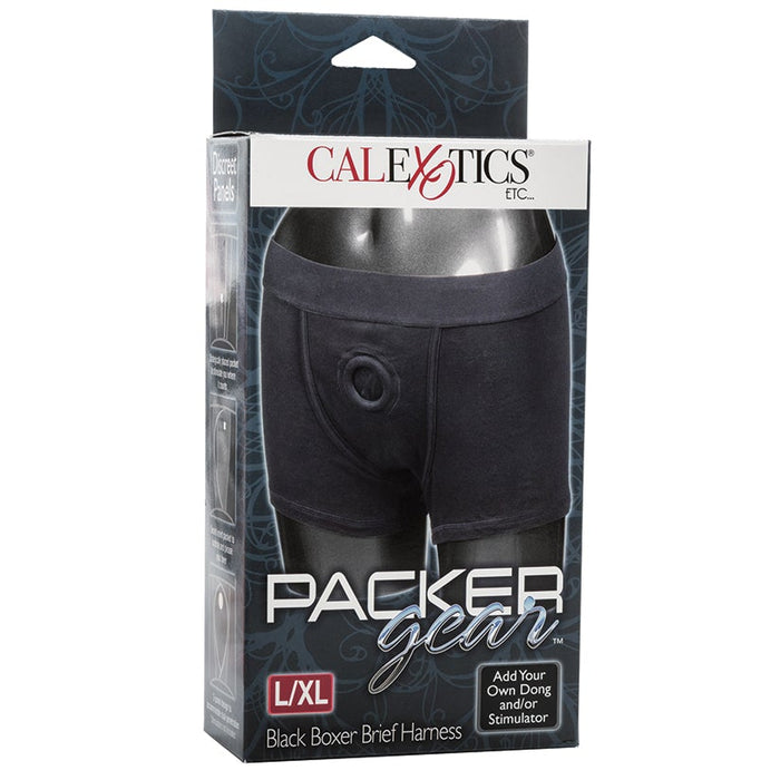 Packer Gear Boxer Brief Harness - Large/extralarge - Black