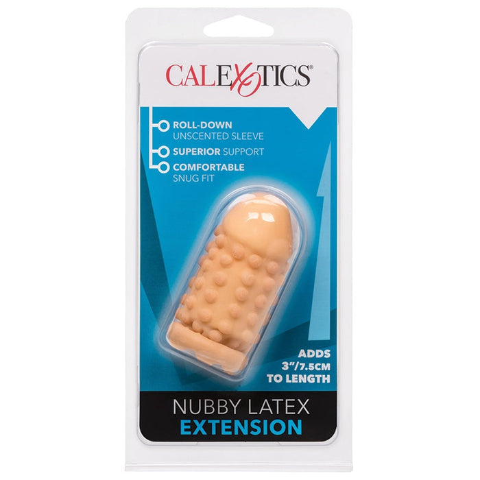 3 Inch Latex Extension - Nubby - Ivory