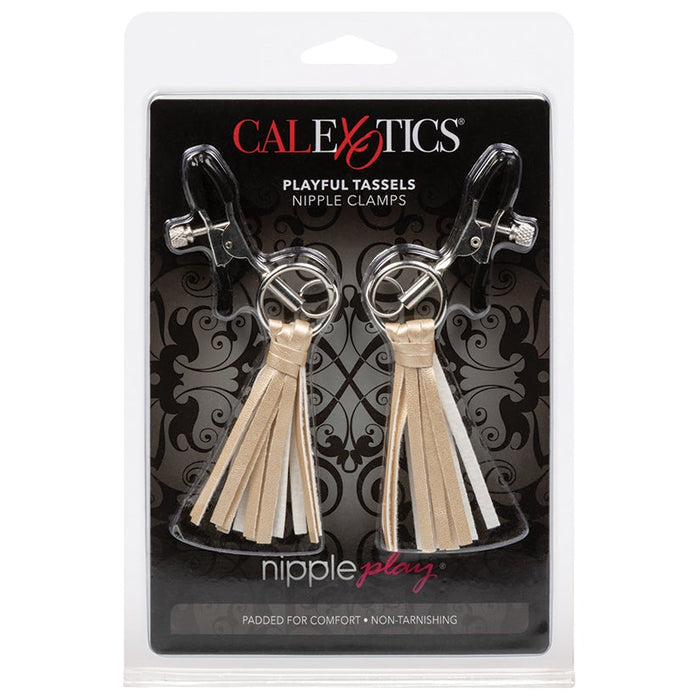 Nipple Play Playful Tassels Nipple Clamps - Gold