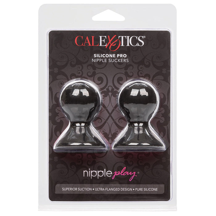 Nipple Play Silicone Pro Nipple Suckers - Black