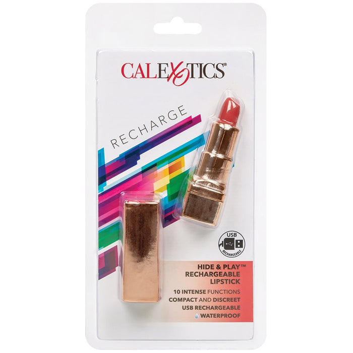 Hide & Play Rechargeable Lipstick-Red