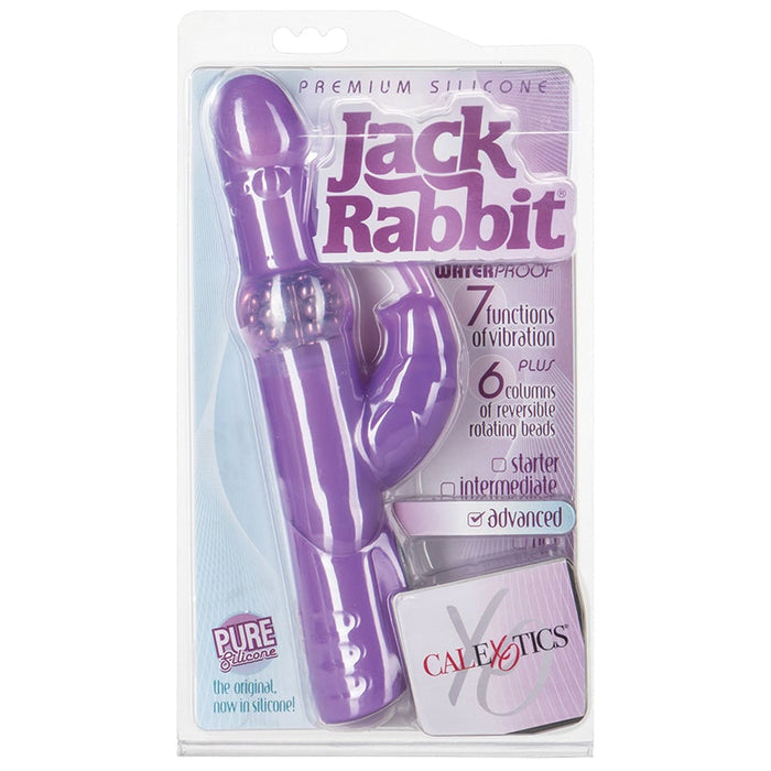 Premium Silicone Jack Rabbit-Purple 5"