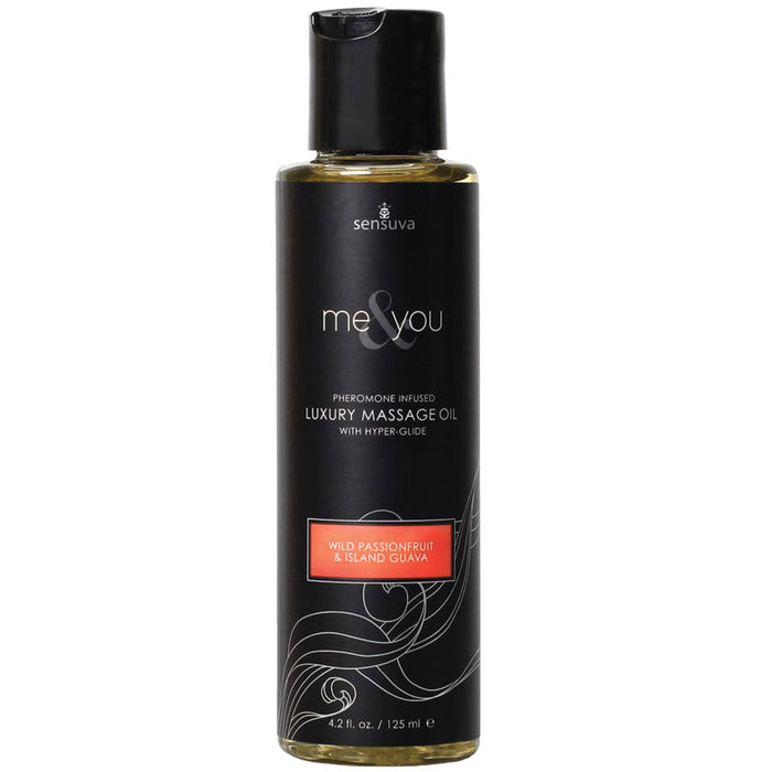 Me and You Massage Oil - Wild Passionfruit and Island Guava - 4.2 Oz.