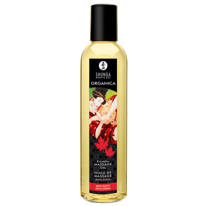 Shunga Organica Massage Oil-Maple Delight 8oz