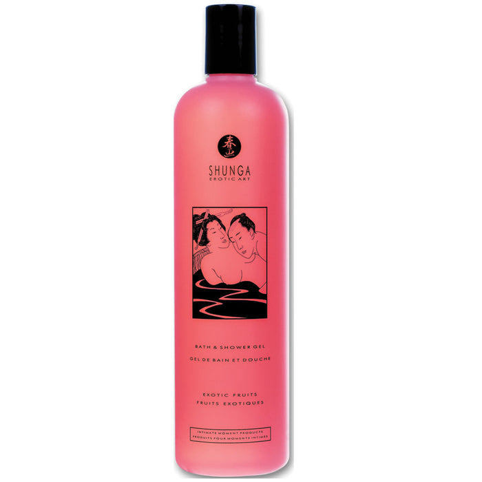 Shunga Bath & Shower Gel-Exotic Fruits 16oz