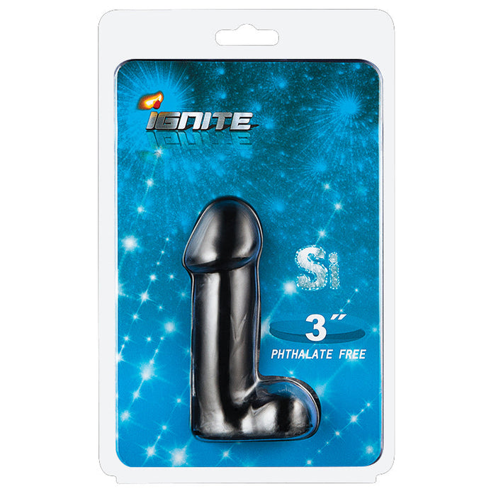 Ignite Pocket Cocks with Balls-Black 3"