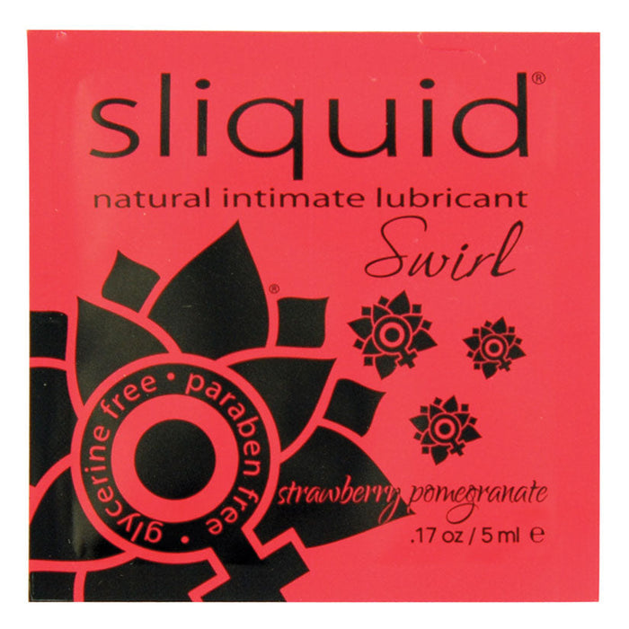 Sliquid Swirl Foil Packet-Strawberry Pomegranate .17oz