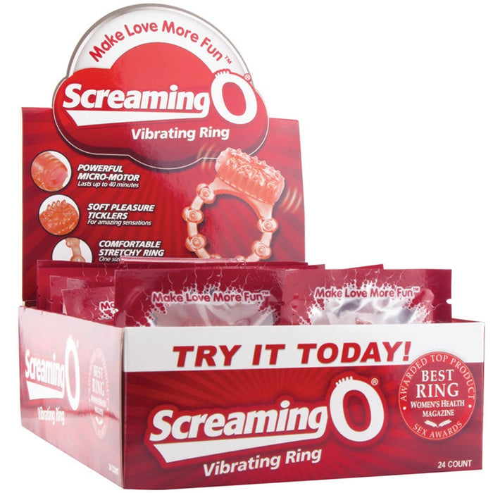 The Screaming O Vibrating Ring - 24 Count P.O.P. Box Display