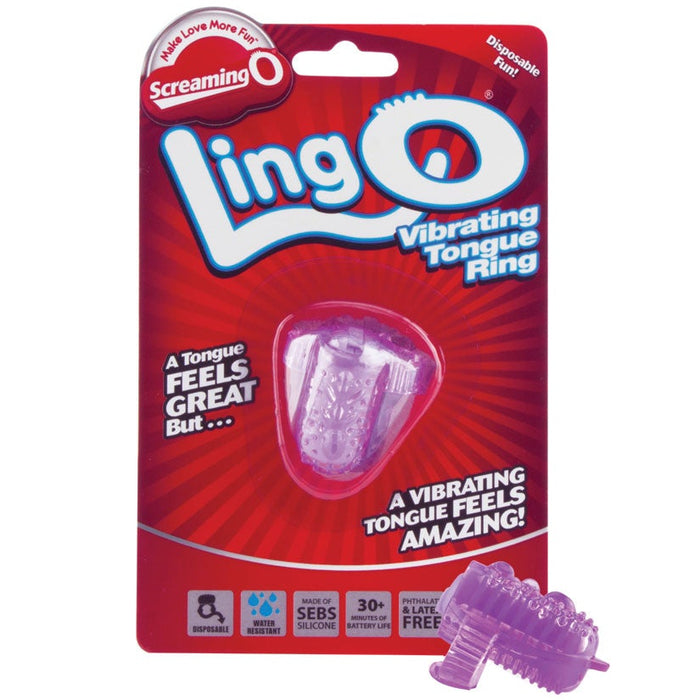 The Ling-O Vibrating Tongue Ring - Each