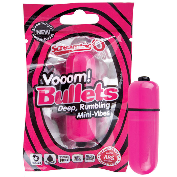 Vooom Bullets Mini-Vibes - Each - Strawberry