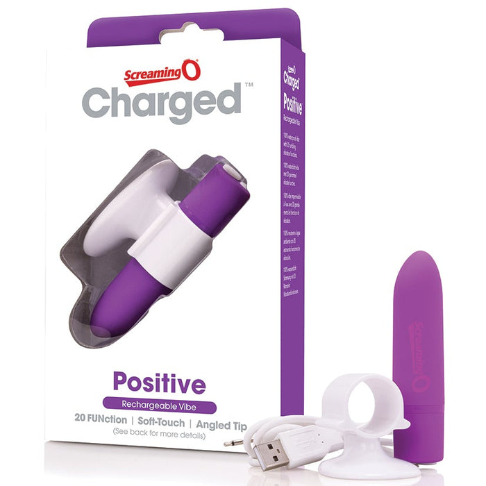 Charged Positive Rechargeable Vibe - Grape