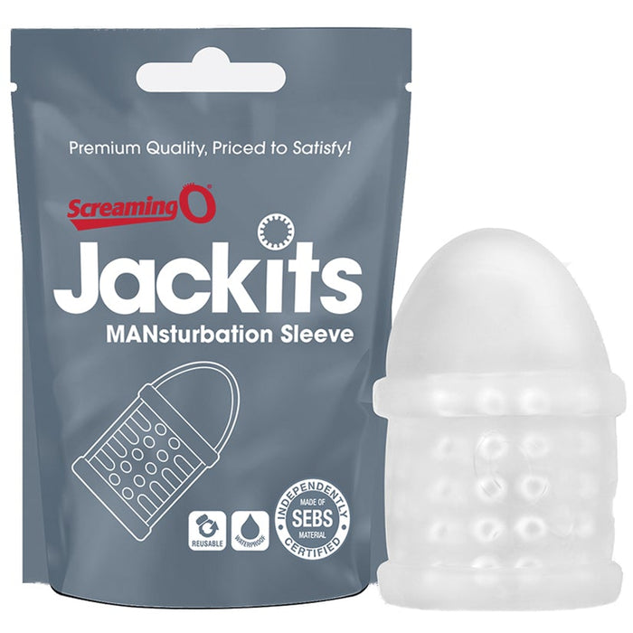 Jackits Mansturbation Sleeve - Each - Clear