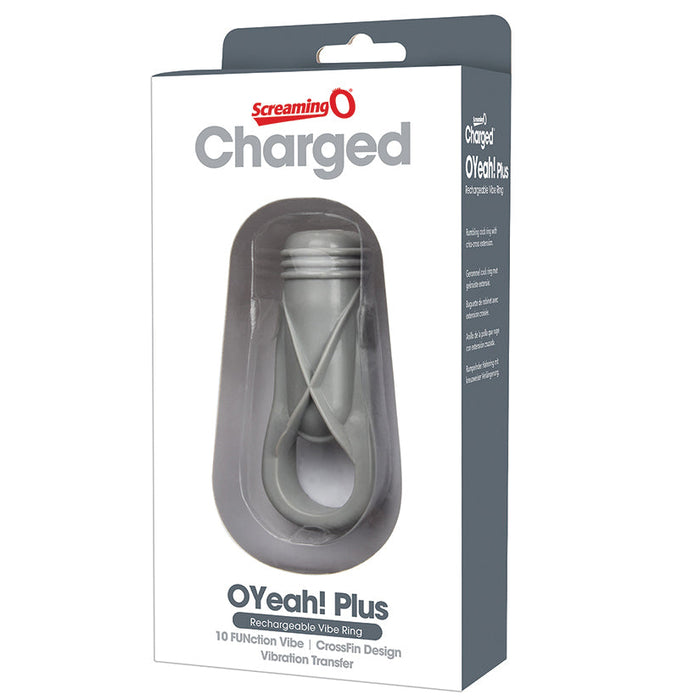 Charged O Yeah! Plus Ring - Grey