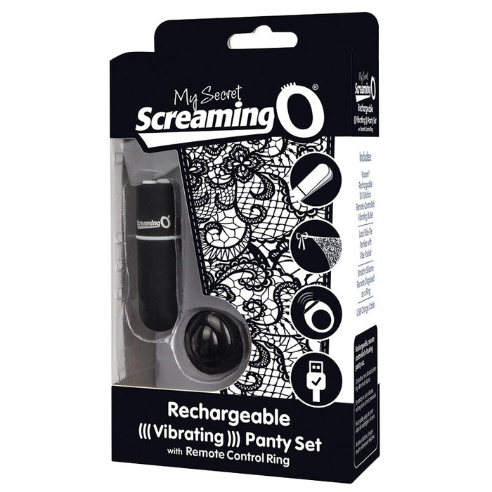 My Secret Charged Remote Control Panty Vibe -  Black