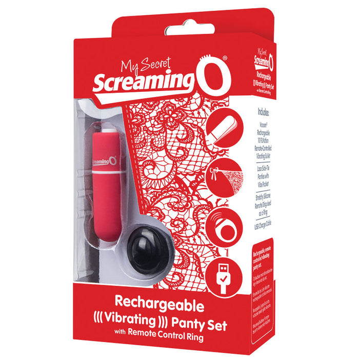 My Secret Charged Remote Control Panty Vibe - Red