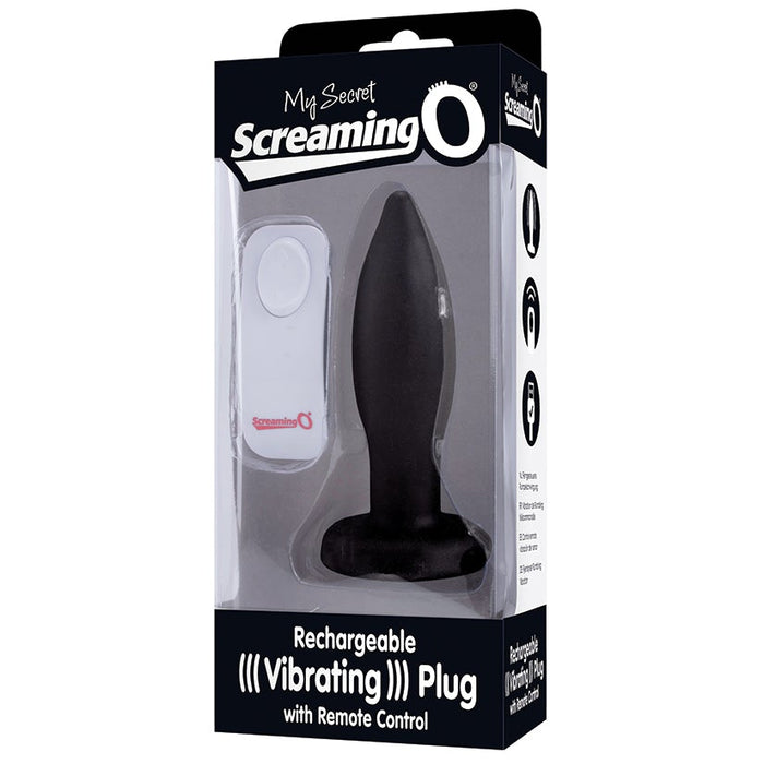 My Secret Remote Vibrating Plug - Black