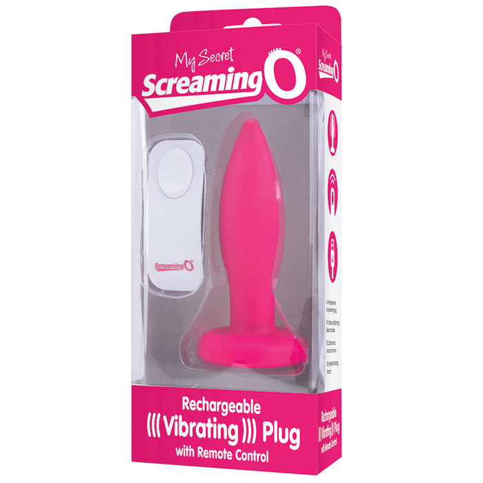 My Secret Remote Vibrating Plug - Pink