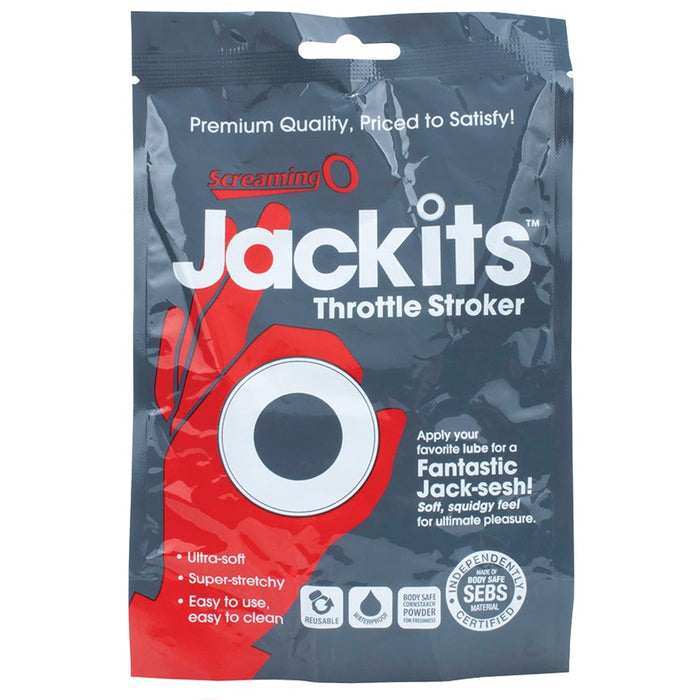 Jackits Throttle Stroker - Clear - Each