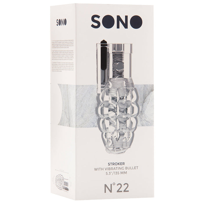Sono No.22 Stroker With Vibrating Bullet-Translucent