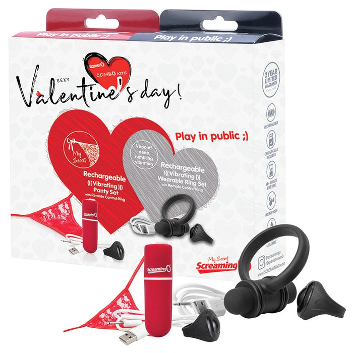 Screaming O 2020 Valentine Combo Panty/Ring
