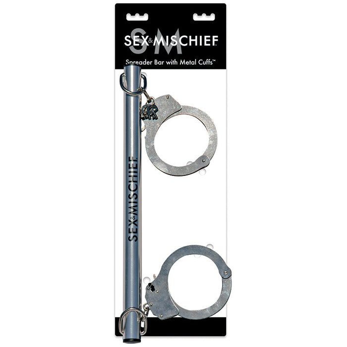 Sex and Mischief Spreader Bar With Metal Cuffs