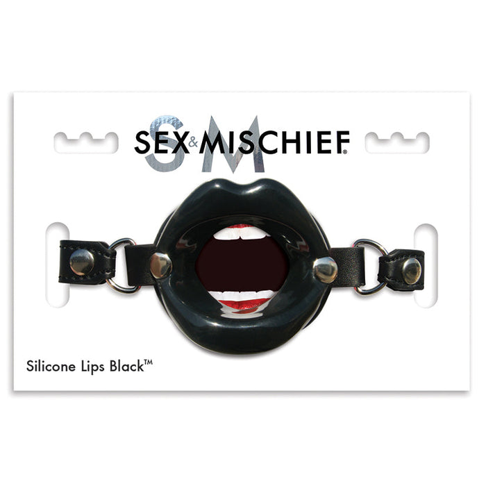 S&M Silicone Lips-Black