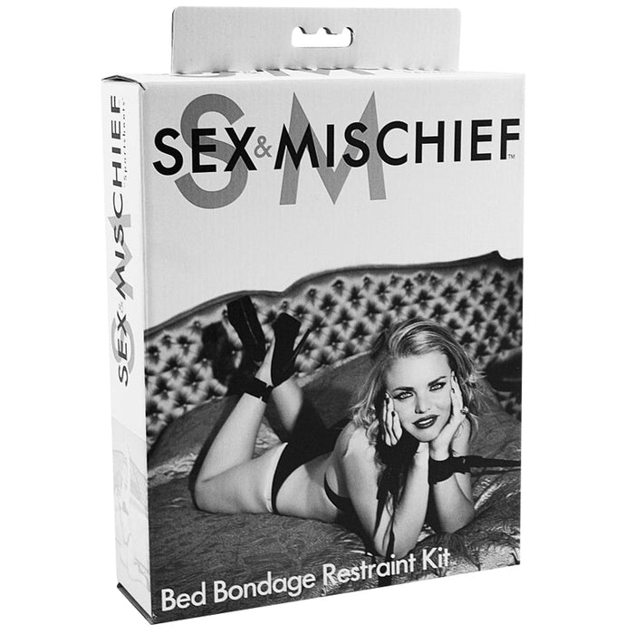 Sex and Mischief Bed Bondage Restraint Kit