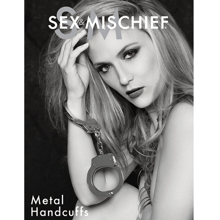 Sex and Mischief Metal Handcuffs