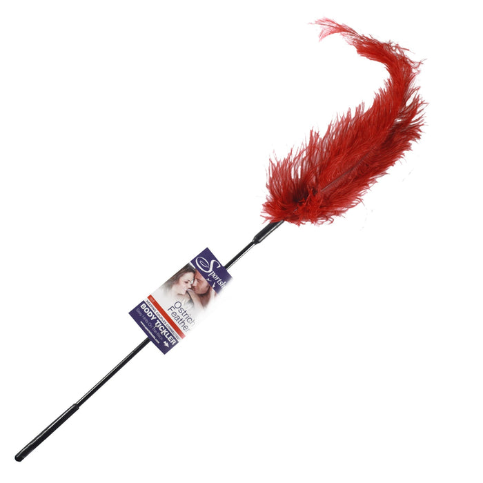 Ostrich Tickler - Red