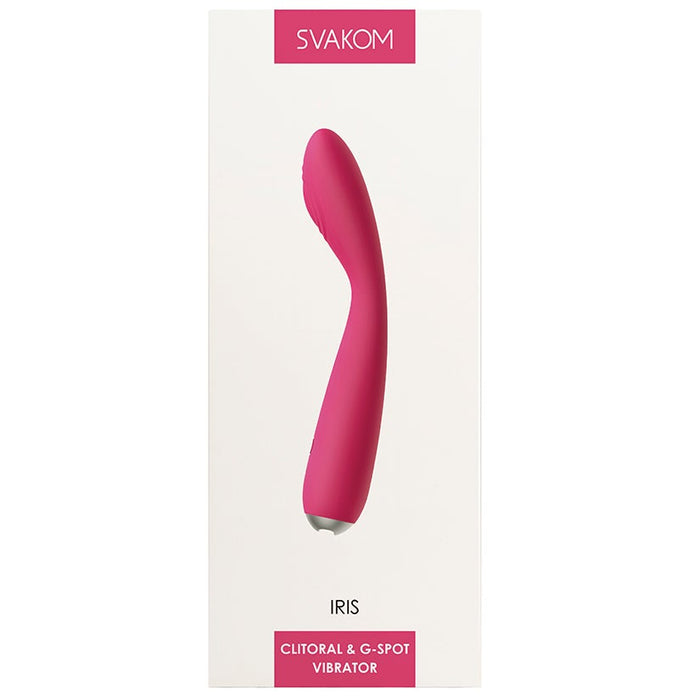 Svakom Iris Clit & G-Spot Vive-Plum Red