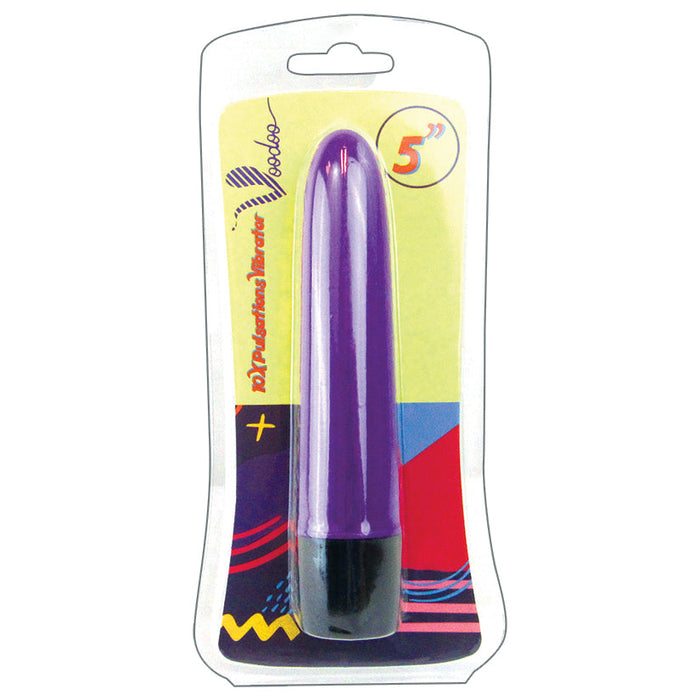 Voodoo 10X Pulsations Vibrator-Purple 5"