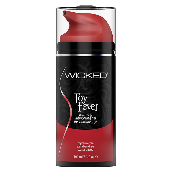 Wicked Toy Fever Warming Lubricating Gel Water Based for Intimate Toys 3.3 Ounce