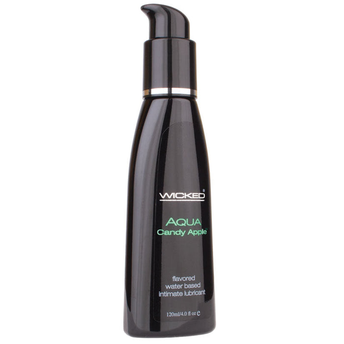 Aqua Candy Apple Flavored Water-Based Lubricant - 4 Oz.